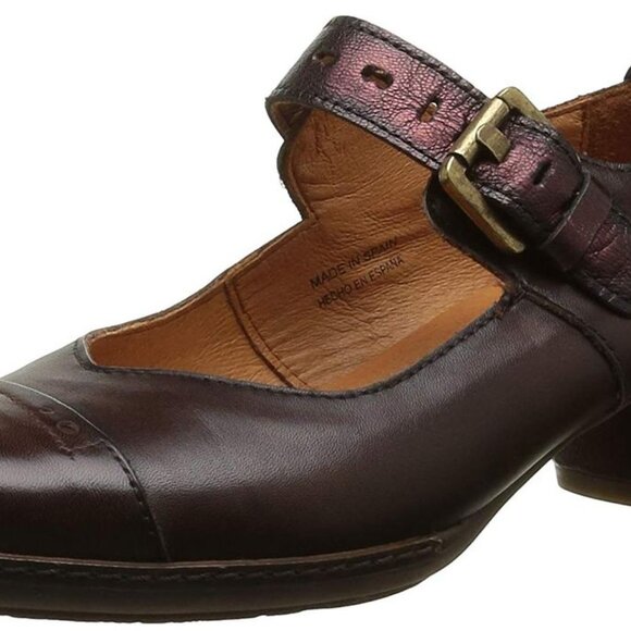 PIKOLINOS W2J-5643 MARY-JANE in GARNET - BRAND NEW! - Picture 3 of 3